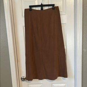 White Stag Women's A-Line Brown Skirt